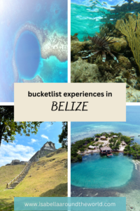 bucketlist experiences Belize