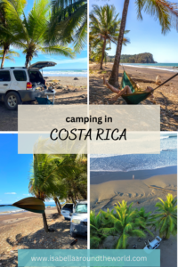 cover camping in Costa Rica