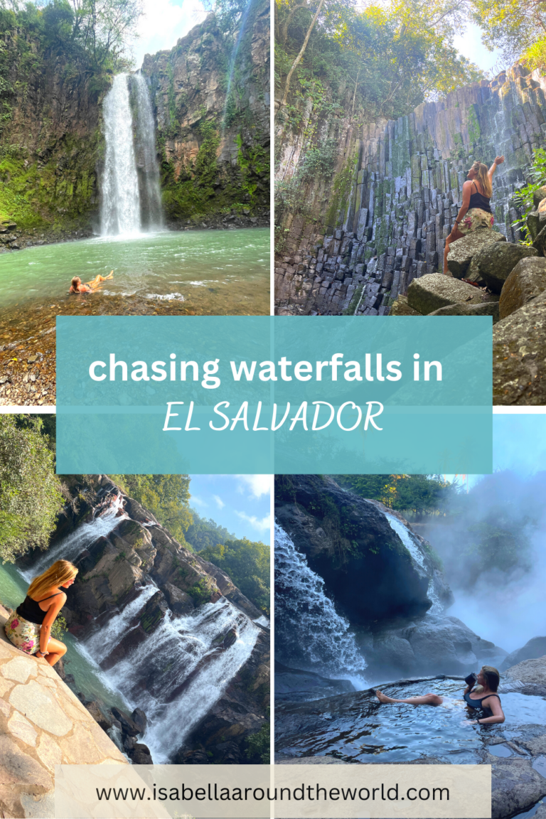 chasing waterfalls in El Salvador