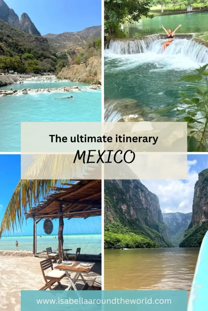 cover photo contains four pictures of mexico