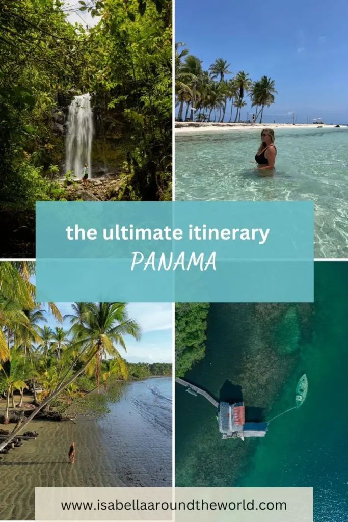 cover photo with different images of beach and jungle destinations and some text