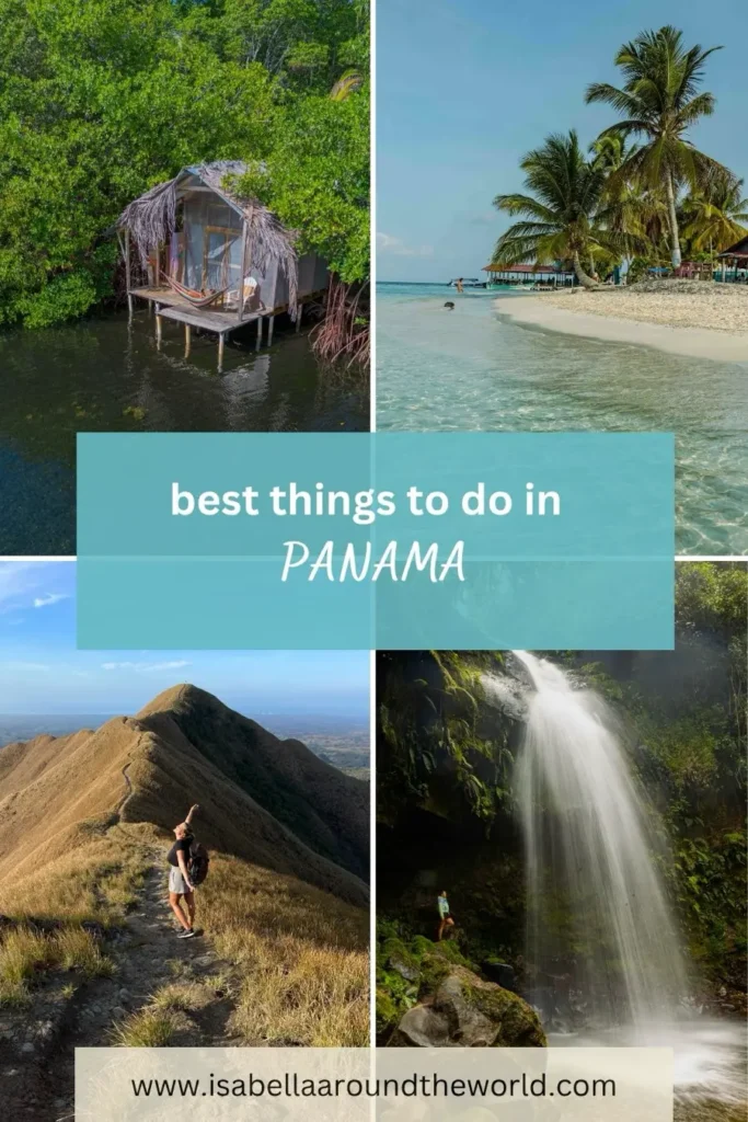 cover photo with different images of beach and jungle destinations and some text