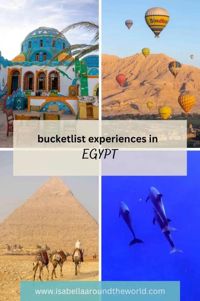 cover with photos of different locations in Egypt
