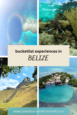 bucketlist experiences Belize